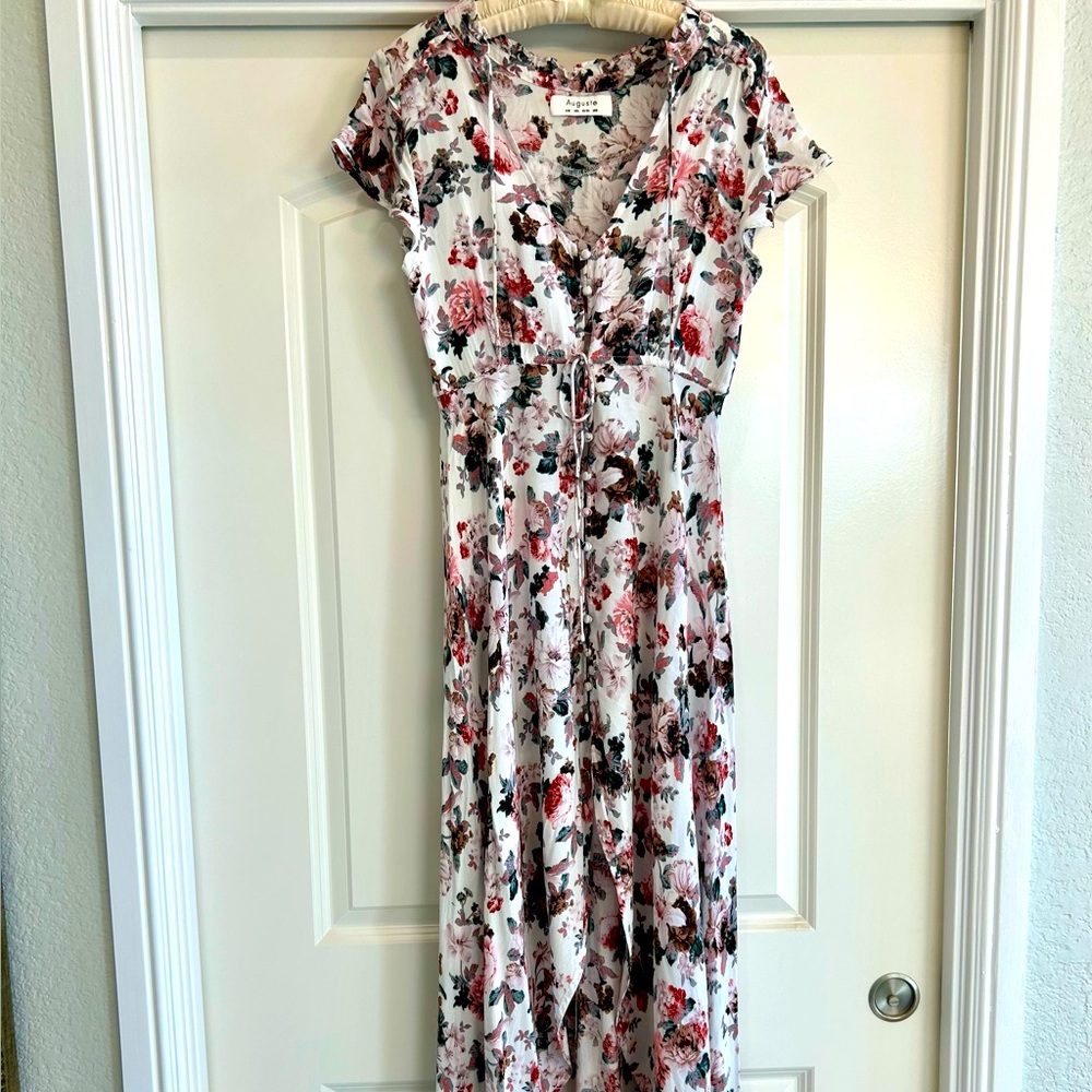 Auguste the Label button front maxi dress
